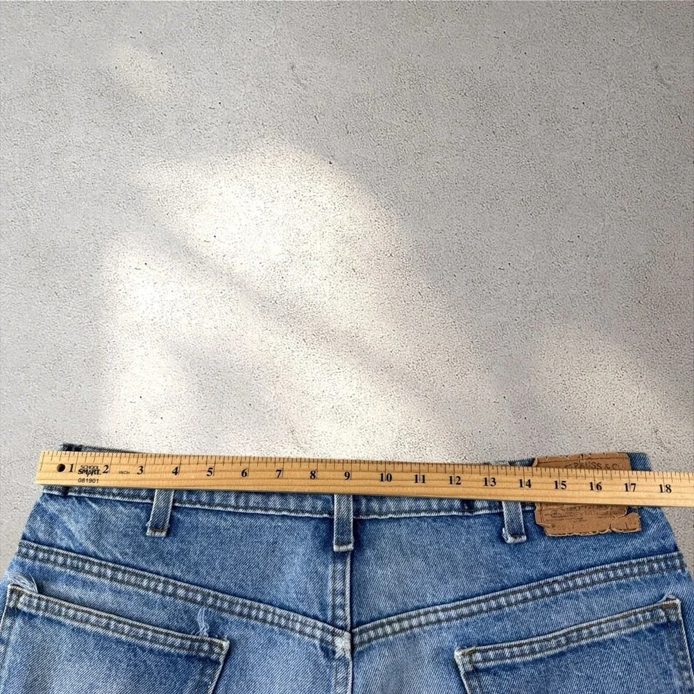 Vintage Levi's 517 Orange Tab Bootcut Jeans 20517-0217 Fits 35x27.5 USA Flare - Picture 7 of 9
